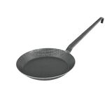 TURK Bratpfanne schmiedeeisern mit Hakenstiel Ø28cm schwarz