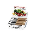 RÖR Gemüsemesser Tante Käthe Buchenholz 75mm