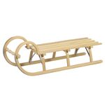 RESS Schlitten/HörnerroLattensitz Buchenholz 115cm