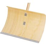 TRIUSO Schneeschieber mit Stiel Holz 50cm