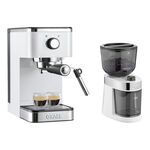 GRAEF Siebträger-Espressomaschine ES 401 salita mit Kaffeemühle CM 201