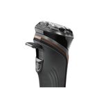 beurer Rotationsrasierer HR 8000 Netzadapter mit weltweiter Spannungsanpassung, Pop-Up Konturtrimmer, 2-in-1-Bart-und-Kotelettenstyler, Aufbewahrungstasche, Scherkopf-Schutzabdeckung und Reinigungspinsel