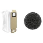 HOOGO Staubeutel- und Filterset für die hoogo S4 Staubbeutelhalterung 12 x 4-lagige Mikrovlies-Staubbeutel & 3 x Vormotorfilter