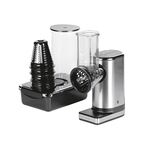 WMF Salatbereiter Salat To Go 0416400011 5 Cromargan-Einsätze, Salat-to-go-Box mit integriertem Dressingbehälter, Aufbewahrungsbox für die 5 Schneideinsätze