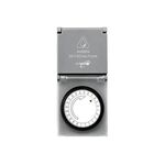 HEITECH Zeitschaltuhr mit Klappdeckel mechanisch