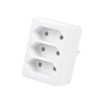 HEITECH Euro Zwischenstecker 3fach