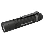 SOLIDLINE LED Taschenlampe 'SOLIDLINE' ST6R Lampe, Akkusatz, Taschenclip, USB Kabel, Lithium-Ionen-Akku