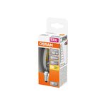 OSRAM LED Kerzenlampe B37 4W klar E14