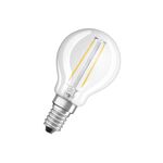OSRAM LED Tropfenlampe P25 2,5W klar E14