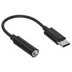 DINIC USBC-Audioadapter 3,5mm Klinke, schwarz