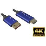 DINIC Premium DP HDMI Kabel, 1m