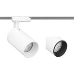 ARCLITE Schienenstrahler 'trackCENTURY 20' GU10  inkl. 3-Phasen Adapter weiss Frontring schw