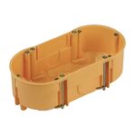 REV RITTER Hohlwanddose 2-fachx45 orange