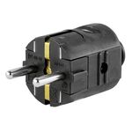 REV RITTER SchuKo-Stecker Kunststoff SK schwarz