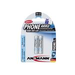 ANSMANN NiMh Akku DECT 2 x Micro 0,8 Ah Blister inkl. 2 x Micro 0,8 Ah Batterie