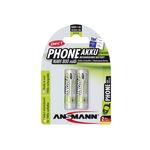 ANSMANN Akku DECT 2 x Mignon 0,8 Ah Blister inkl. 2 x Mignon 0,8 Ah Batterie