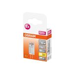 OSRAM LED Stift 0,9W G4 100lm12V 2.700K klar 2er Box
