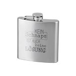 contento Flachmann 'Kein Schnaps...'