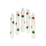 Geburtstagskerzen Blister 5-teilig Ø1,4cm H9,5 cm