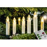 F-H-S LED Baumkerze 10 Kerzen kabellos mit FB incl. Batterien 10