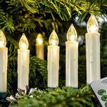 LED Baumkerze 20 Kerzen kabellos mit FB incl. Batterien inkl. Batterien