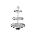 BOLTZE Deko-Etagere Detroit Aluminium 3 Ebenen 48cm Ø31cm