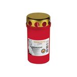 BOLSIUS Memento Grablicht Nr. 3 mit Deckel rote Hülle