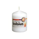 BOLSIUS Stumpenkerze 8x5,8cm weiß