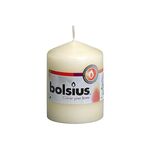 BOLSIUS Stumpenkerze 8x5,8cm elfenbein