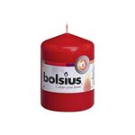 BOLSIUS Stumpenkerze 8x5,8cm rot