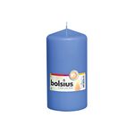 BOLSIUS Stumpenkerze 15x7,8cm blau