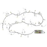 Lichterkette Perlen 20er Batt Timer 20