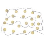 LED-Lichterkette Ball 20LED mit Timer 20