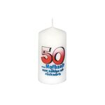 Geburtstagskerze '50'