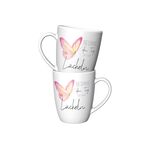 LA VIDA Kaffeebecher 'Beginne den Tag mit einem Lächeln'