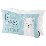LA VIDA Kissen 'Kurze Pause dann geht’s weiter'- VPE: 4