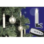 HI LED Baumkerze kabellos je 20 Kerzen und Clips, Fernbedienung