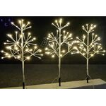 F-H-S LED Lichterbaum 3er Set 144 LED 3 Tannen