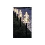 F-H-S LED Leuchtstäbe 'Tannenbaum' 5er Set 5 Erdspieße