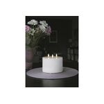 STAR TRADING LED-Kerze '3 Dochte Flamme'