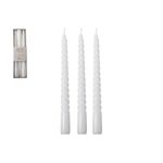 GUSTA Leuchterkerze 'Swirl' 3er Set