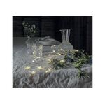STAR TRADING Lichterkette Siberdraht 'Dew Drops' 125 LED 125 LED's