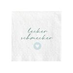 FASANA Lunch-Serviette 'lecker schmecker' 20er Pack
