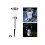 HI LED Solarlampe 2er Set