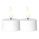 STAR TRADING LED-Teelicht 'Flamme' 2 er Set 2 Teelicht inklusive 2 Batterien CR2032