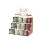 LA VIDA Teelicht 'Cosy Xmas' 24er Display 4fach sortiert