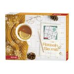 ROTH Rätsel & Tee Adventskalender 24 x Bio-Teebeutel und 1 kleines Rätselbuch (24 Rätsel)