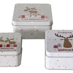 BOLTZE Weihnachtsdosen 'Joey' 3-teilig 3er Set