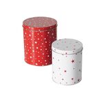 BOLTZE Weihnachtsdosen 'Sterny' 2-teilig 2er Set
