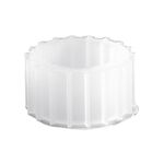 Glas Kerzenhalteraufsatz silbe - 4 VPE